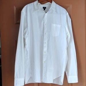 Men's JCrew XL White Shirt - Like New